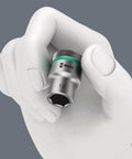 Close-up of socket from Your Go To 40 Piece Tool Check Combi Set For Manual And Machine Use With Zyklop Mini 1 Quarter Inch Bit Mounting