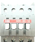 Front view of Single Contactor A26-30-10 AC 110-120V Coil 40A 20HP Motor Starter Industrial Control Relay Replacement for HVAC