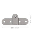 Beefy Ball Bearing Door Hinges For Heavy Duty Use Stainless Steel All Weather Hinge Set For Doors And Folding Tables Quiet Close Rust Resistant Hardware Replacement, 3.0 x 1.3 in