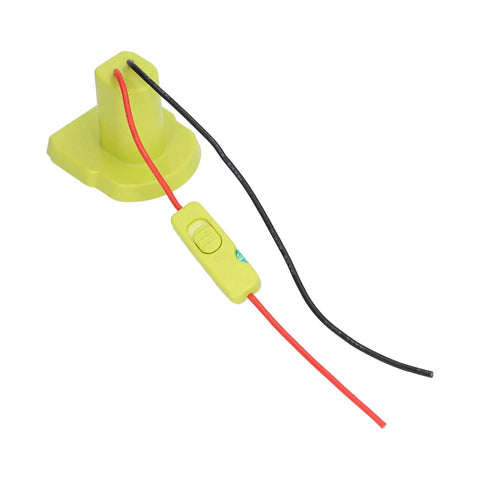 Yellow Battery Adapter Conversion Kit With Wire Terminals And Power Connector For DIY Ride On Trucks RC Cars