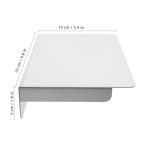 Kickass Stainless Steel EV Charger Protective Housing And Super Tough Weatherproof Outdoor Box Cover side view dimensions