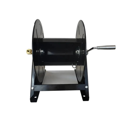 Portable Garden Hose Reel That Swallows All Your Water Lines And Tubing With Zero Fuss Super Snappy To Wind Up And Store Away Solid Pick For Car Washing Lawn Care And Backyard Grind, black metal design