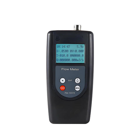 Front view of FM-100V5 Open Channel Water Velocity Meter For Precise Flow Readings In Hydrological Stations And Farms