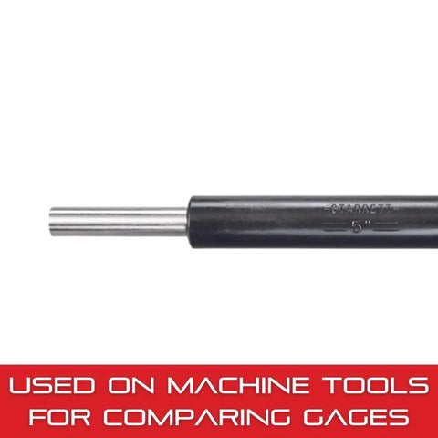 End Measuring Rod 5 Inch Long One Quarter Inch Diameter For Pro Grade Precision Micrometers Two Inch Capacity Or Larger And Machine Tool Gage Checks with insulated handle