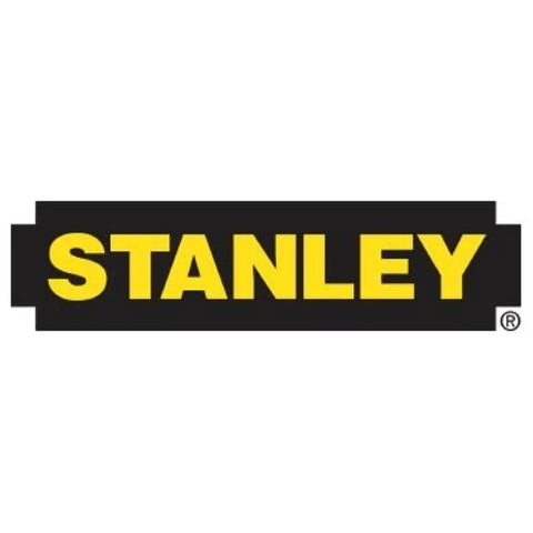 Brand logo with 'STANLEY' in yellow letters on black background