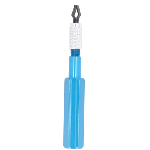 Pro Grade Floor Skiving Knife With 4 HSS Blades Aluminum Alloy Handle For PVC Trimming And Welding Heavy Duty Tool side view