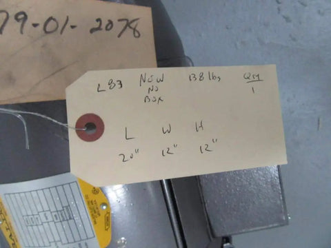 Heavy Duty 3HP Electric Motor 1750 RPM 215 Frame Industrial Grade Powerhouse For High Torque Machinery label view