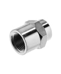 Top Shelf 304 Stainless Steel Instrumentation Pipe Fitting Reducing Hex Coupling Straight, half inch to quarter inch NPT female.