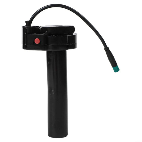 Top Tier Throttle Handlebar Made For Talaria Sting X3 MX3 MX4 Electric Dirt Bikes Heavy Duty Aluminum Alloy Upgrade That Fits Perfectly And Rides Smooth Without Any Extra Mods Needed black throttle handlebar with cable and red button