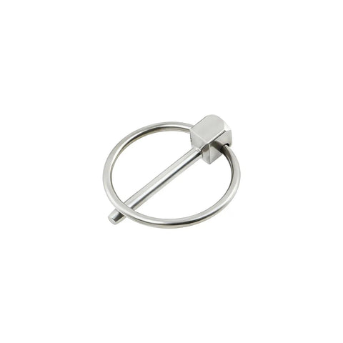 Locking Pins Kit Four Pack One Eighth Inch By One Inch Stainless Steel Lynch Pins With Ring For Boat Trailers Mowers Trolleys Trucks