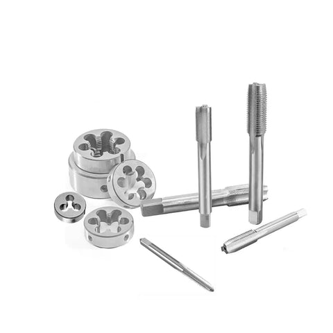 Heavy Duty M40x1.25 Right Hand HSS Tap And Die Set For Precision Metal Threading, Bolt Repair, And Custom Tooling Jobs With Hardened Steel Construction That Slams Threads Like A Pro on white background