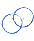2 Pack 10ft Marine Throttle And Shift Control Cable 33C Compatible With Outboard And Inboard Engines Blue Control Lever Beefy Yet Flexible Stainless Steel Rubber Build For Universal Boats