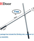 2 Inch Garage Door Torsion Springs With Non Slip Winding Bars Black Coated For Long Life 18000 Cycles Size.218 x 2