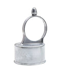 Two Pack Galvanized Steel Eye Top Chain Link Fence Loop Caps For 2-3/8 in Posts And 1-5/8 in Top Rails, Rust Resistant, Easy Install