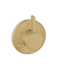 Modern 1-Handle Diverter Valve Trim In Brushed Bronze For Shower System, Easy Single-Handle Control To Switch Water Between Handheld.