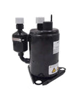 Pro Grade 72 Volt Dc Motor Ac Compressor For Ev Electric Vehicle And Heavy Duty Truck Climate Systems side view with wiring.