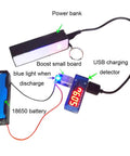 12Pcs 5V Boost Step Up Power Supply Modules With LED Display USB And Micro Port for Lithium Battery Charge Protection Board