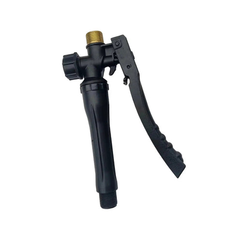 Heavy Duty Sprayer Switch Mechanism Upgrade Kit for Agricultural Tools with black handle and brass connectors.
