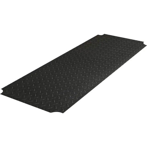 Heavy Duty Anti Slip Shelf Liner Set For Wire Shelving, 4 Pack, 18 By 48 Inches, Black Diamond Pattern, Grippy, Durable Coverage