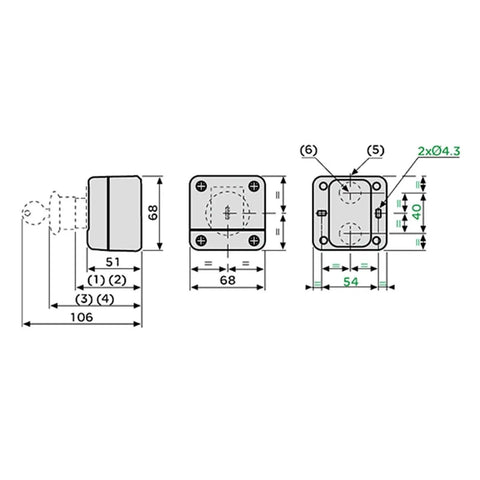 Heavy Duty Emergency Stop Switch E Stop Push Button With 1NO And 1NC Contacts For Factory Machinery Safety Panels Built Like A Tank And Dead On Industrial Reliability Smooth Action For Quick Shut Down Operations