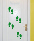 20 Pairs 40 Green Footprint Stickers For Kids Shoes Prints Decals For Floor Walls And Stairs To Guide Directions Celebrate St Patrick's Day