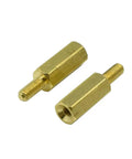 Top Shelf M2.5 Brass Hex Standoff Spacers With Male To Female Threads, Solid 100 Piece Gold Tone Hardware Kit For CNC Builds and 3D Printer Mods Handling It Like A Champ details