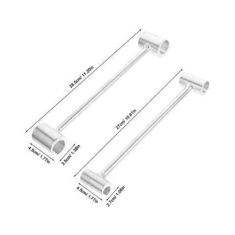 Residential Door Hinge Adjustment Tool Kit, 2 Piece Hinge Gap Wrench Set For Quick And Precise Door Alignment And Easy Gap Corrections, Durable DIY Hinge Repair Kit For Home Improvement