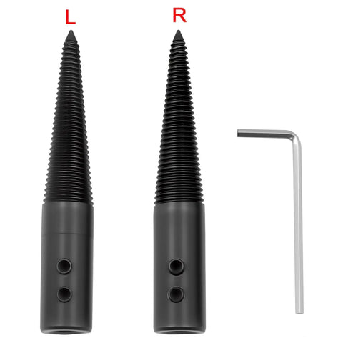 Tapered Spindle Arbor Adapter For Bench Grinders And Buffing Polisher Wheels Left And Right Mount Durable Steel set with wrench