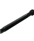 Forged Steel Forcing Screw Replacement 503052 for Hub Tamer Hub Grappler, black threaded steel bar, side view.