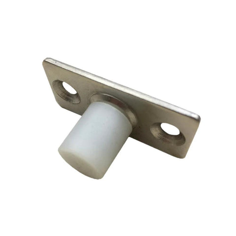 Two Piece Sliding Barn Door Roller Guide With Nylon Guide Wheels Floor Rail Roller System Heavy Duty Metal Hardware for Home Doors