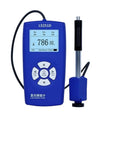 Pro Grade Portable Digital Hardness Tester For Metal Steel And Alloys Built Tough With A Smart 360 Impact Sensor, displaying readings.