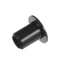 4 Pcs Nylon Flanged Sleeve Bearings 6.2mm Bore x 8.35mm OD x 12mm Length Black Nylon Bushings for Shafts, Oil Resistant, High Temperature, Great for DIY Projects and Small Machinery, black flanged bushing