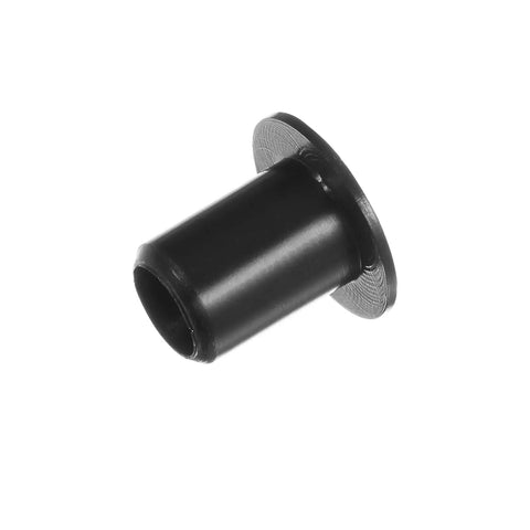 4 Pcs Nylon Flanged Sleeve Bearings 6.2mm Bore x 8.35mm OD x 12mm Length Black Nylon Bushings for Shafts, Oil Resistant, High Temperature, Great for DIY Projects and Small Machinery, black flanged bushing