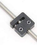 Knockout 2Pack Anti Backlash Nut Block with 8mm Diameter and 2mm Pitch for CNC router upgrades, showing a POM block on screw rod.