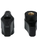 Six Pack 1/4-20 Threaded Thru Nuts For T-Track Clamping Fixtures Heavy Duty Aluminum Wing Bolts with black nylon finish