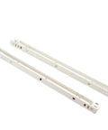 Full Extension Drawer Slides For Cabinets And Desks With Dual Slide Rails Beefy Heavy Duty Track System Quiet Rollers 16 Inch