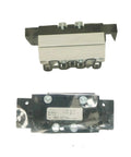 Heavy Duty 1 Piece Pneumatic Solenoid Valve Unit For Industrial Machinery Hydraulics And Air Systems With Solid One Color Design For Pro Guys, showing top and bottom views of valve.