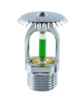 Heavy Duty Automatic Fire Sprinkler Head With A Precise Ninety Three Degree Thermal Fuse For Compact Kitchens And Offices Delivers Relentless Kickass Water Coverage In Upright Or Pendent Arrangements Quick Setup And No Sweat showing metallic finish and thermal elements.