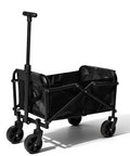 80L Foldable Wagon Cart With All Terrain Wheels Lightweight Portable Utility Wagon for easy collapse and storage