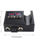 2 In 1 Soldering Iron And Hot Air Rework Station showing front panel interface with dual LCD displays and PID control.