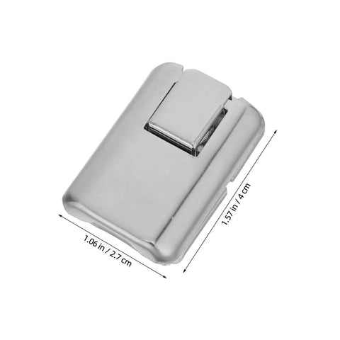 8 Pack Locking Latches For Boxes Sturdy Metal Cold Rolled Steel Wood Box Clasps Easy Install Lockable Draw Latch Handy For DIY Projects Crafts