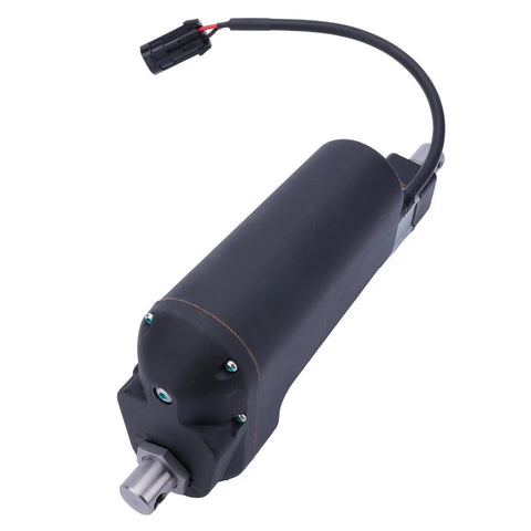 Heavy Duty Quick Tach Actuator Replacement For Skid Steer And Compact Loaders Straight Up Plug And Play Hydraulic Coupler showing durable design and connector.