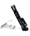 Height Adjustable CNC Aluminum Motorcycle Kickstand Side Stand For Electric Scooters Dirt Bikes And Mini Pit Bikes With Anti Slip Foot