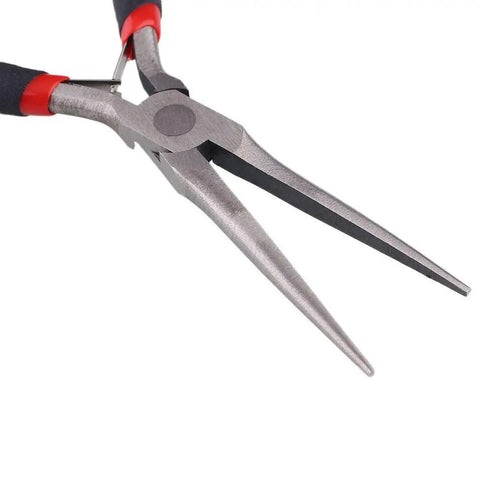 Two Pack Extra Long Needle Nose Pliers For Precision Wire Work Six Inch Long Nose Pliers Handy For Electronics Repair Computers And Gardening Tools Durable Carbon Steel With PVC Handle For Fine Detail Tasks