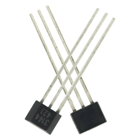 30 Pack A3144 A3144E Oh3144E Hall Effect Sensors Digital Magnetic Detectors for PCB Prototyping electronics DIY builds, 4-pin modules.