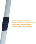 Close-up of Six Pack Self Fusing Rubber Tape for Electric Cable Splicing and Pipe Water Leak Repair wrapped on pipe