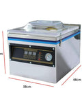 Pro Grade Digital Vacuum Sealing Machine For Easy Food Storage And Freshness, Desktop Chamber Sealer 38x48x30cm stainless steel
