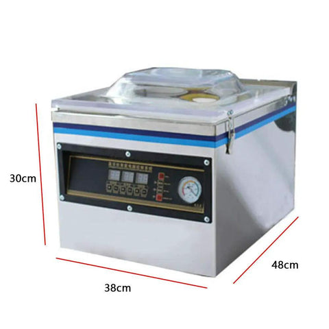 Pro Grade Digital Vacuum Sealing Machine For Easy Food Storage And Freshness, Desktop Chamber Sealer 38x48x30cm stainless steel