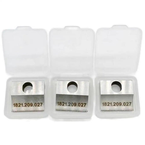 Replacement Cutter Knife For BXT2-16 Battery Powered Plastic Strapping Tools, Durable Spare Blade For Signode Strapping System, Precise Cut, Easy Install, Compatible With BXT2-16 And Other Signode Models, metal blades in plastic cases