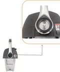 Top view of Single Lever Binnacle Remote Control Box Top Mount For Johnson Evinrude OMC BRP Outboard Engine With Key Switch Push To Open